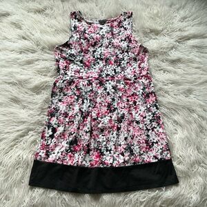 J‎ Jill Womens Wearever Collection Floral Dress